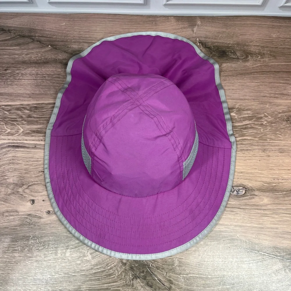 Sunday Afternoons Sun Hat Kids Purple Sun Protection Neck Veil Mesh Vents Large